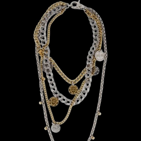 D&G Two-Tone Chain Necklace - Picture 6 of 8